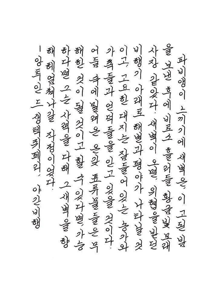 韩国举办手写大赛 你最喜欢哪种字体?