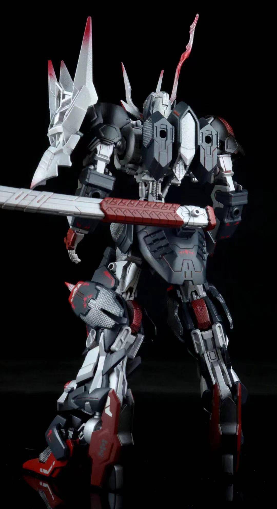 战国异端混搭巴巴托斯高达模型改造,忍者巴巴托斯和天彗龙