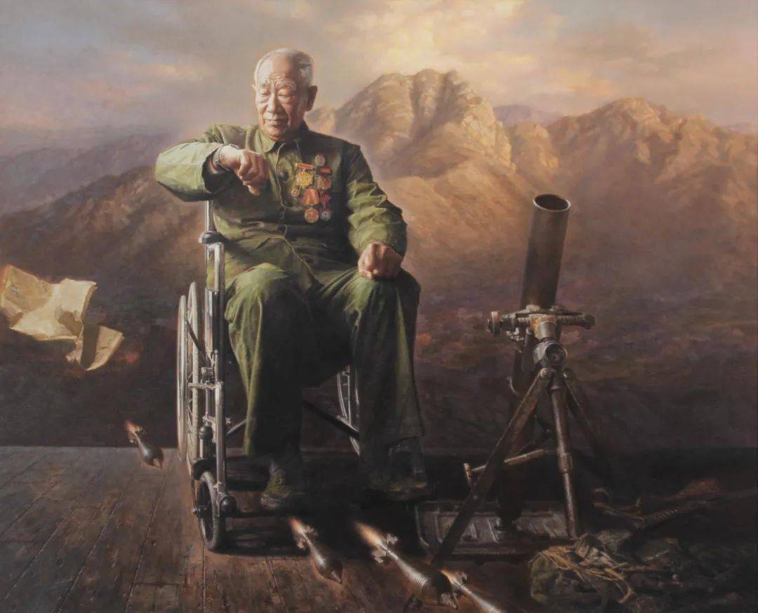 丹霞夜读让画布上的记忆走进心中参观本土名家朱广新油画艺术展有感