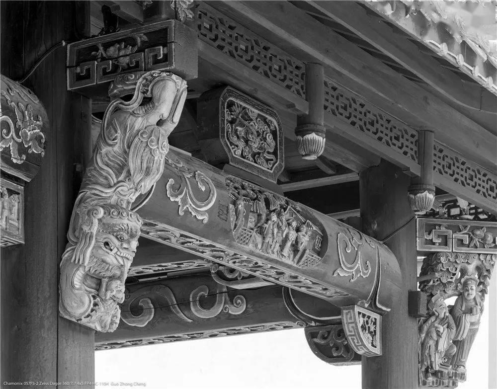 【视觉影像】津门网郭忠诚：大画幅拍摄中国古代建筑木雕_雕刻