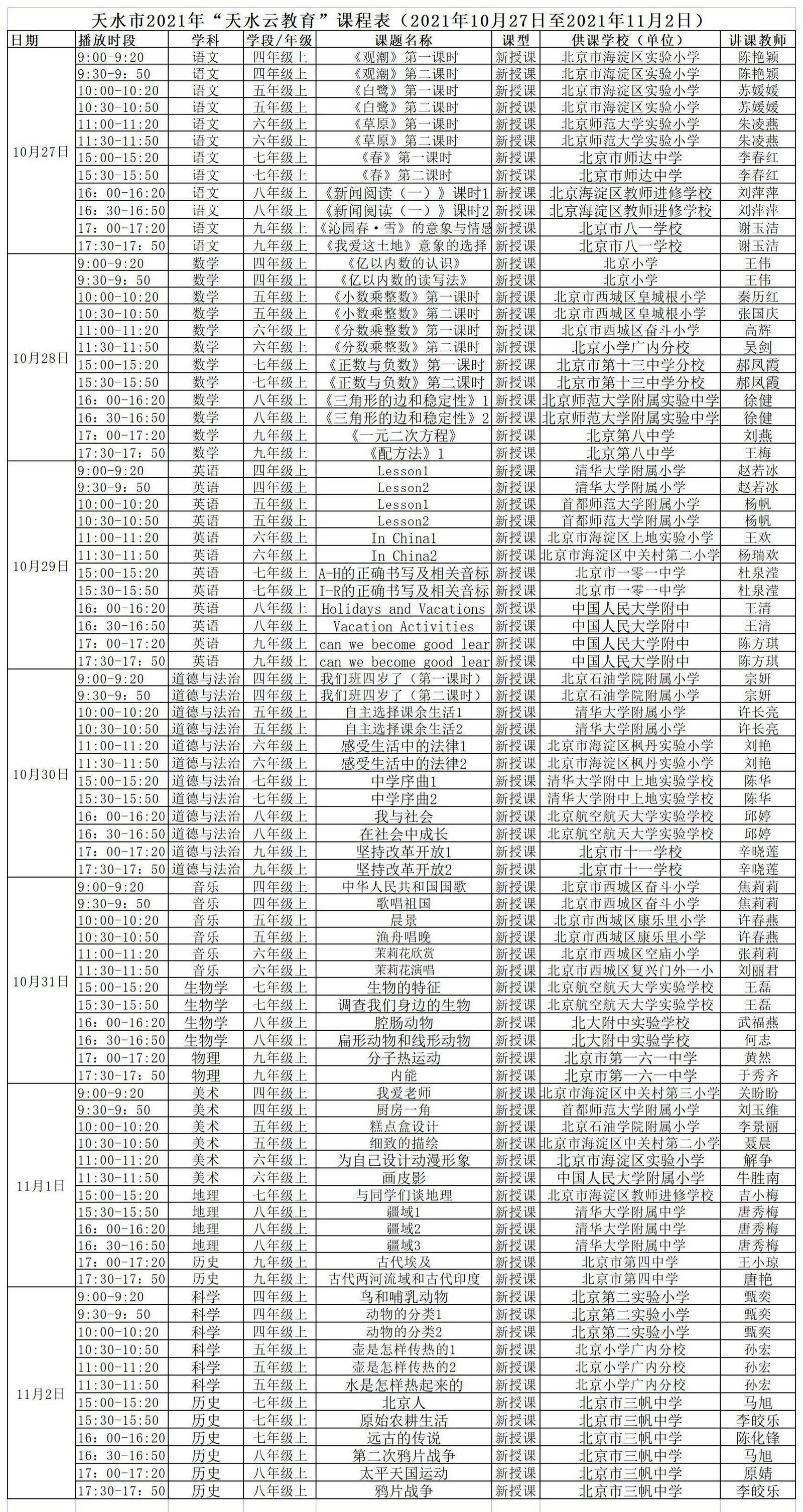 教育|“天水云教育”节目将于10月27日开播