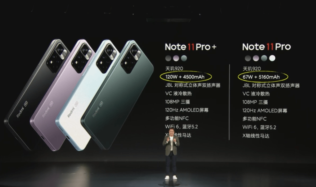 Redmi Note 11 Pro/Pro+正式发布： 120Hz AMOLED屏+最高120W快充