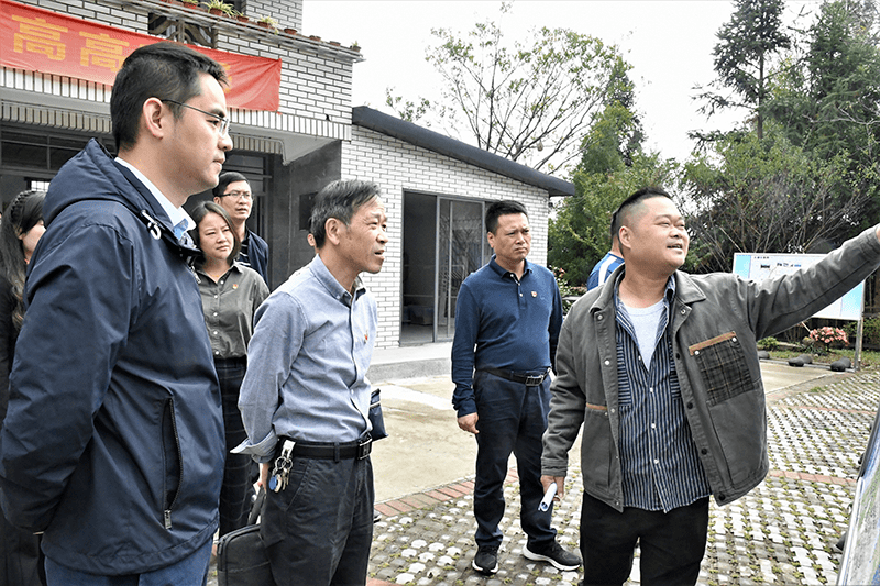 10月28日,党史学习教育市委第6巡回指导组组长黄新秋一行来闽侯县调研