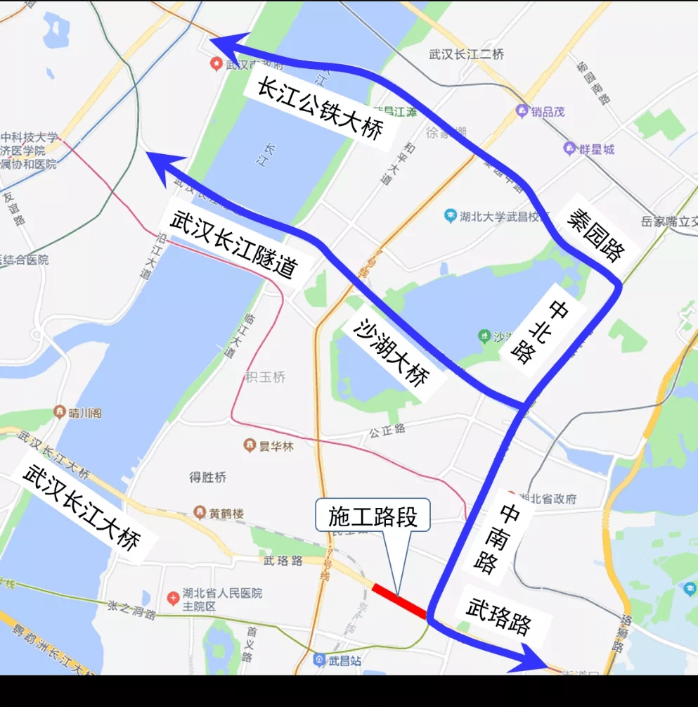 明起武昌区这条繁华路段施工打围_武珞路