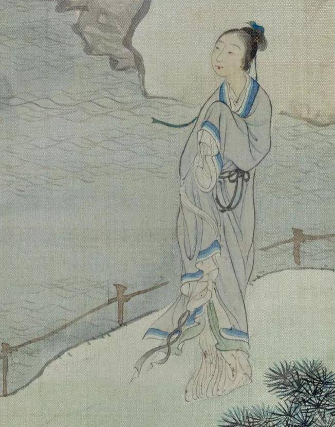 费丹旭《十二金钗图》册欣赏_人物