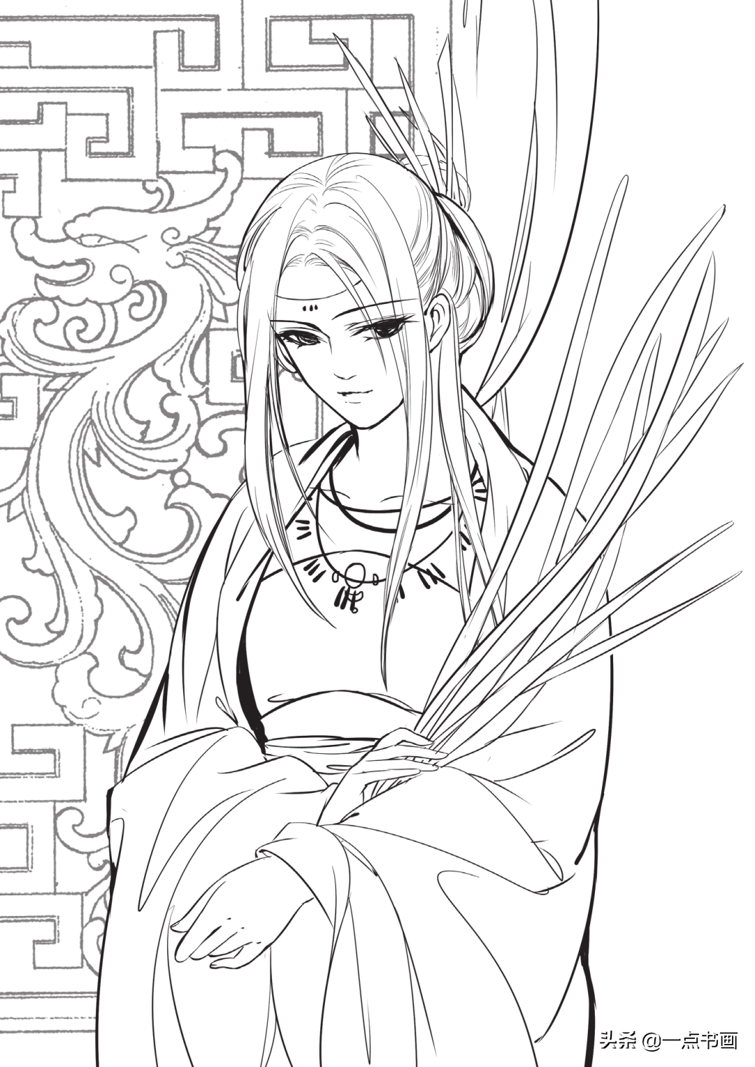 古风仙侠人物怎么画?看这里_线条