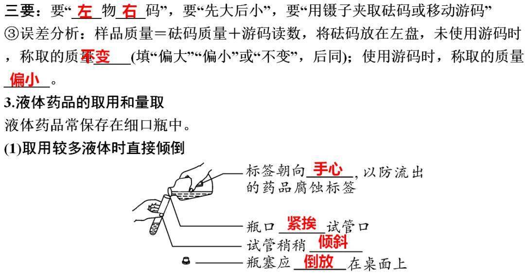 含答案|初中化学1-3单元知识点梳理+期中自测卷（含答案）