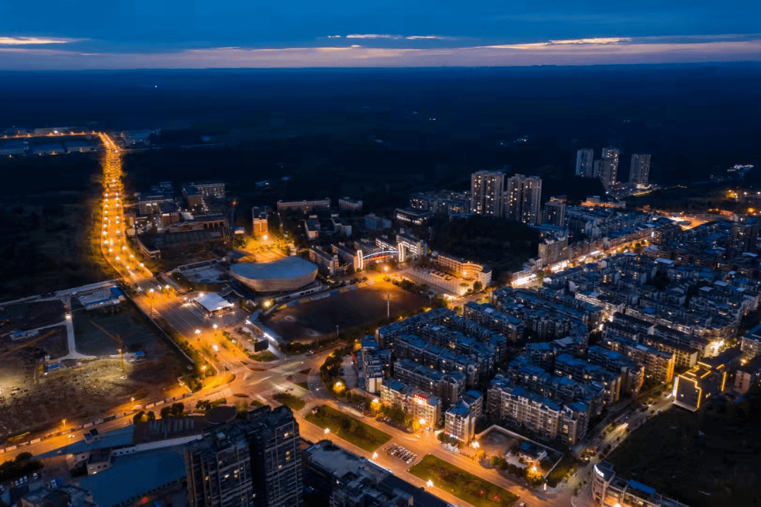 蓬溪县夜景图片