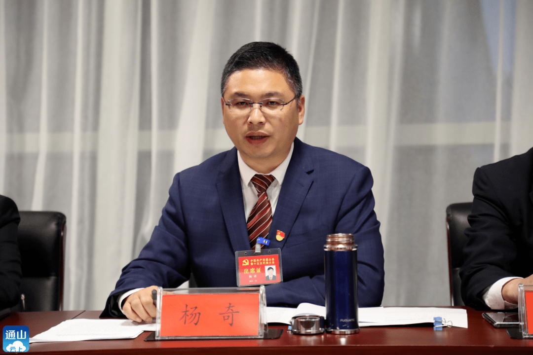 会议选举了中共通山县第十五届纪律检查委员会常务委员会委员和书记