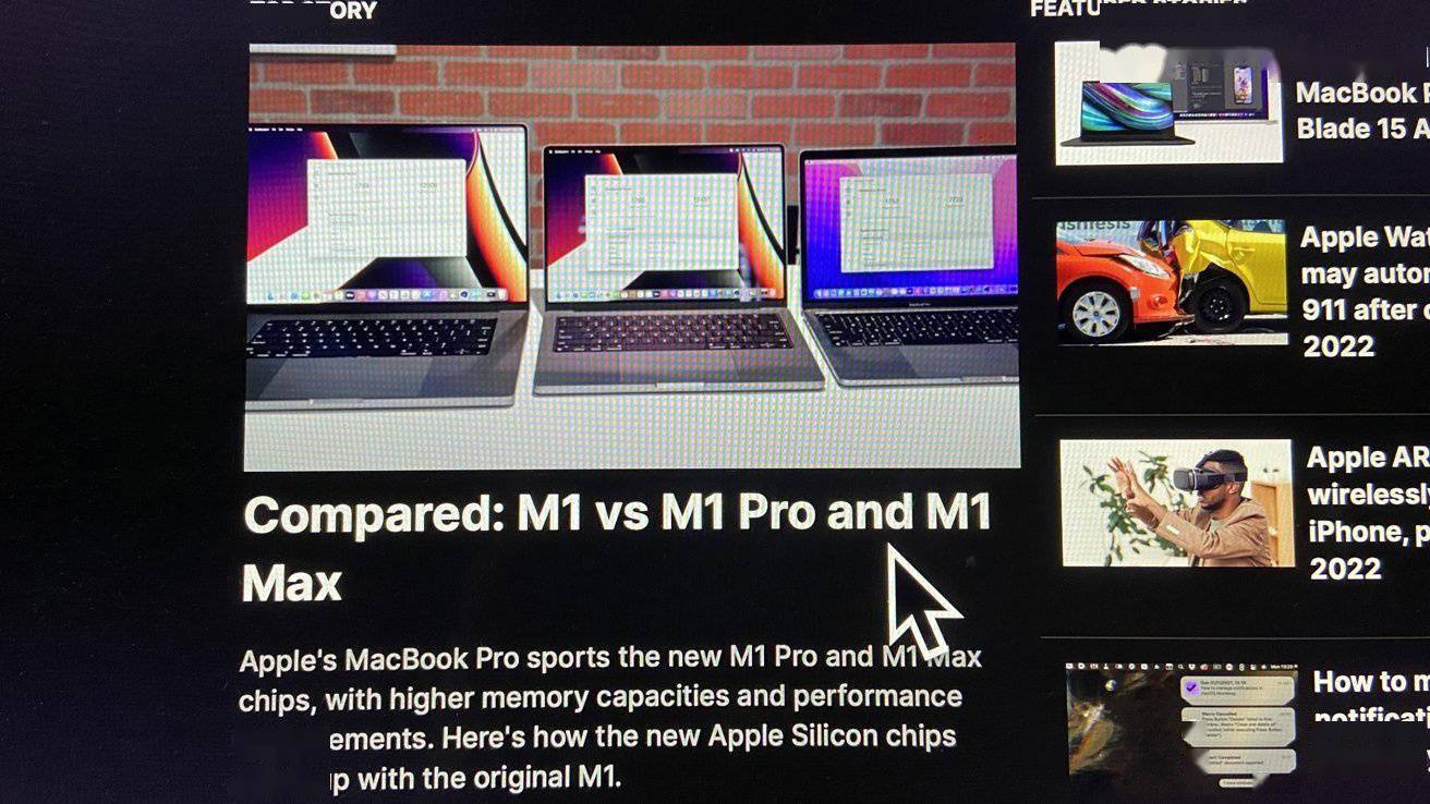 光标|苹果 macOS 12 Monterey 新增支持更大鼠标指针/光标
