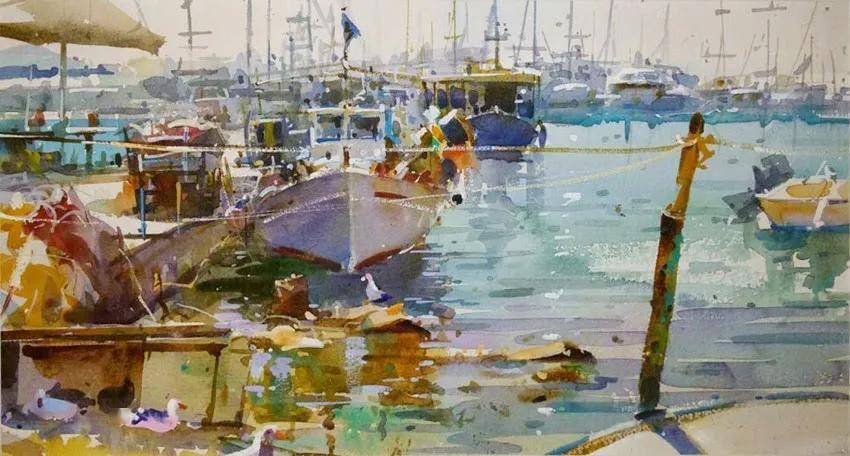 英国画家geoffrey wynne:当代的印象派水彩画家