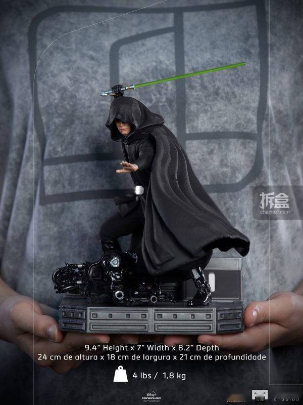 出货IRON STUDIOS 曼达洛人2 天行者卢克 LUKE SKYWALKER 1/10雕像