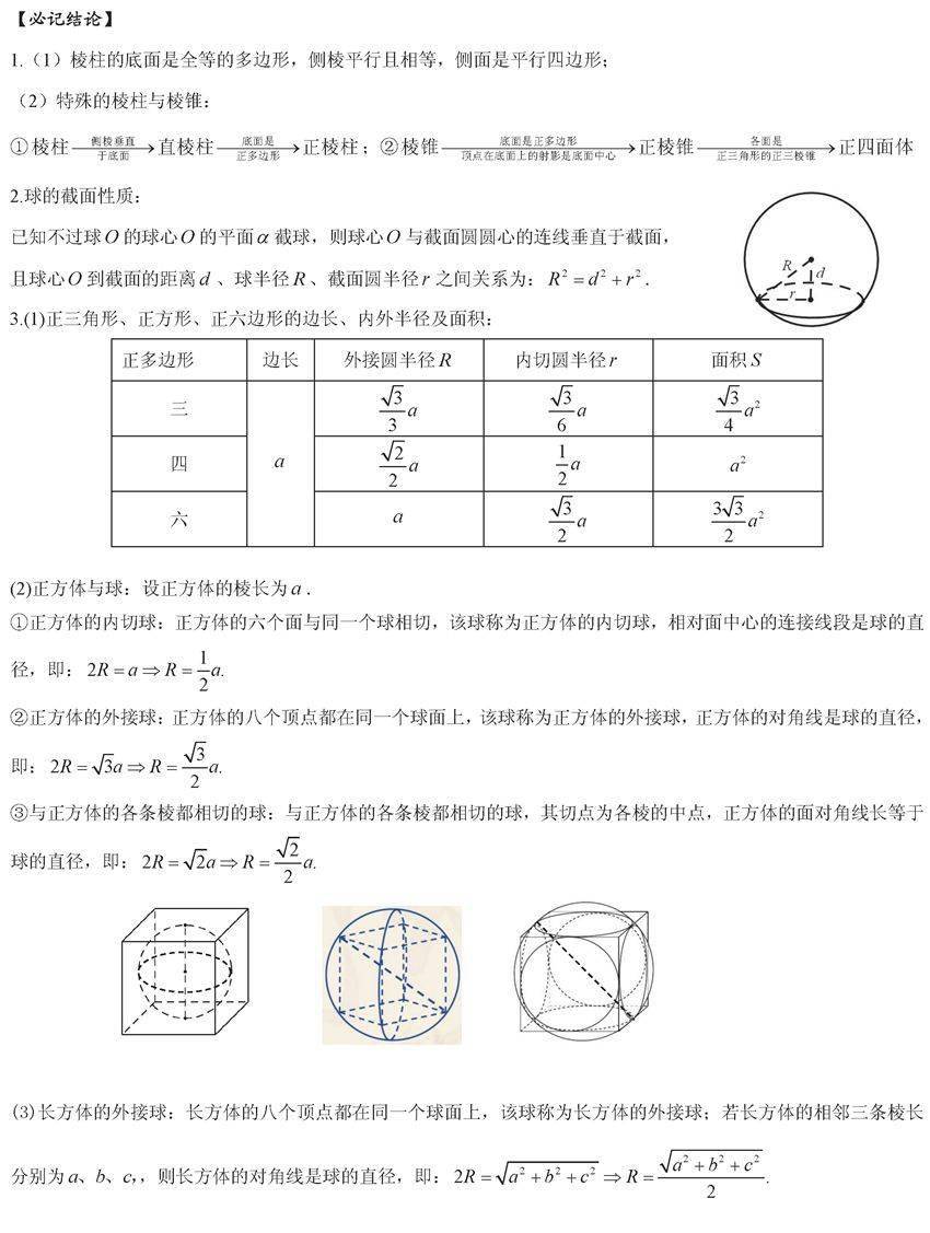 终极版|高考数学终极版知识清单，背过的学生不会低于130！