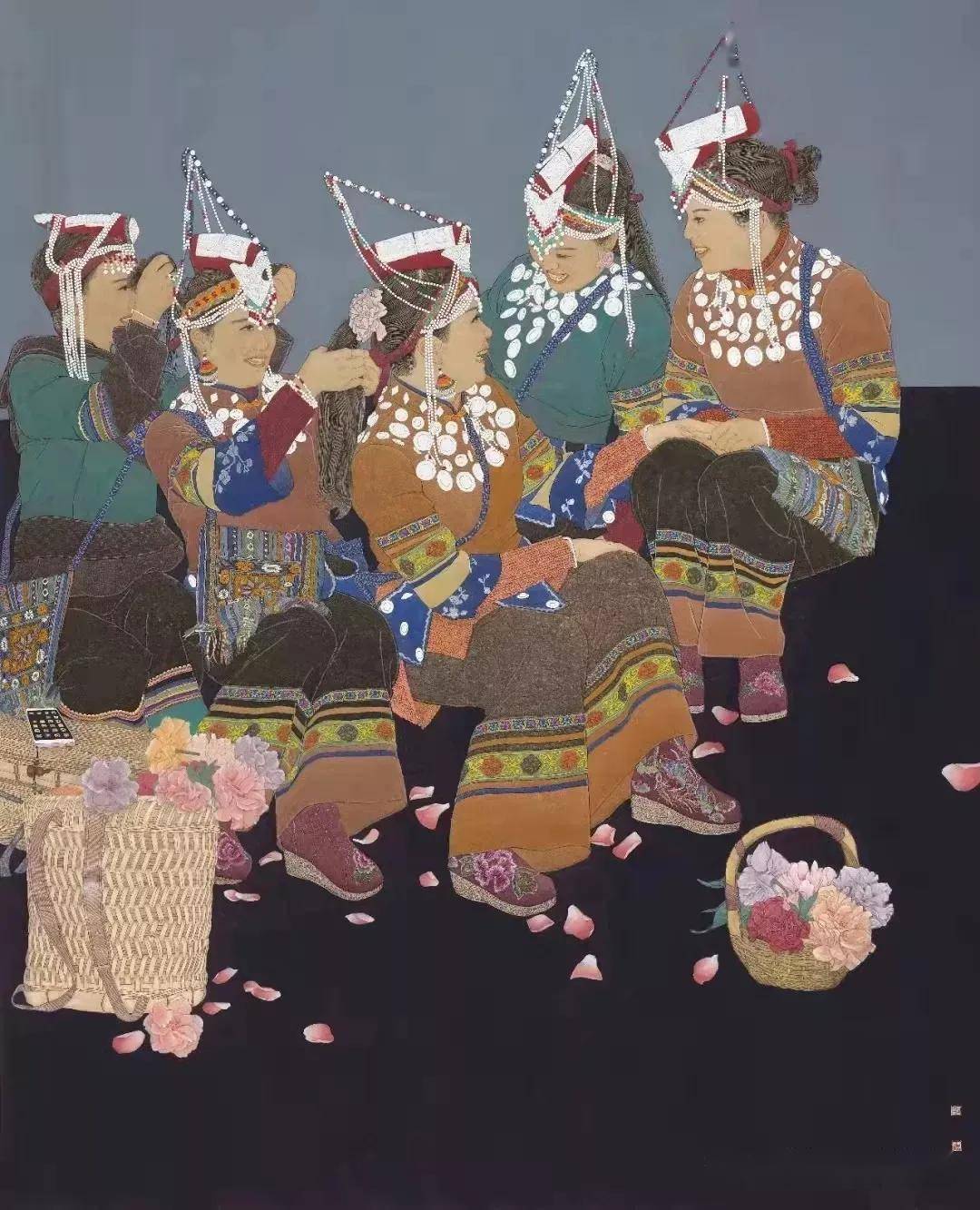 在我国历史悠久的传统绘画中,工笔重彩是其中的重要门类,人们运用严谨