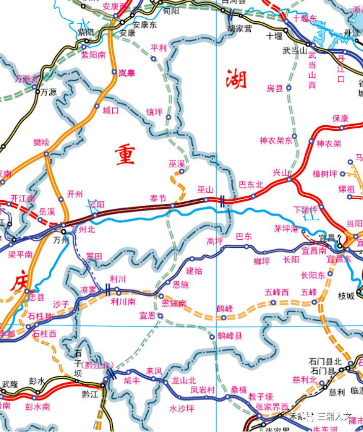 10,常嶽昌高鐵常嶽昌鐵路線路起於常德市,經湖南省岳陽市,湖北省通城