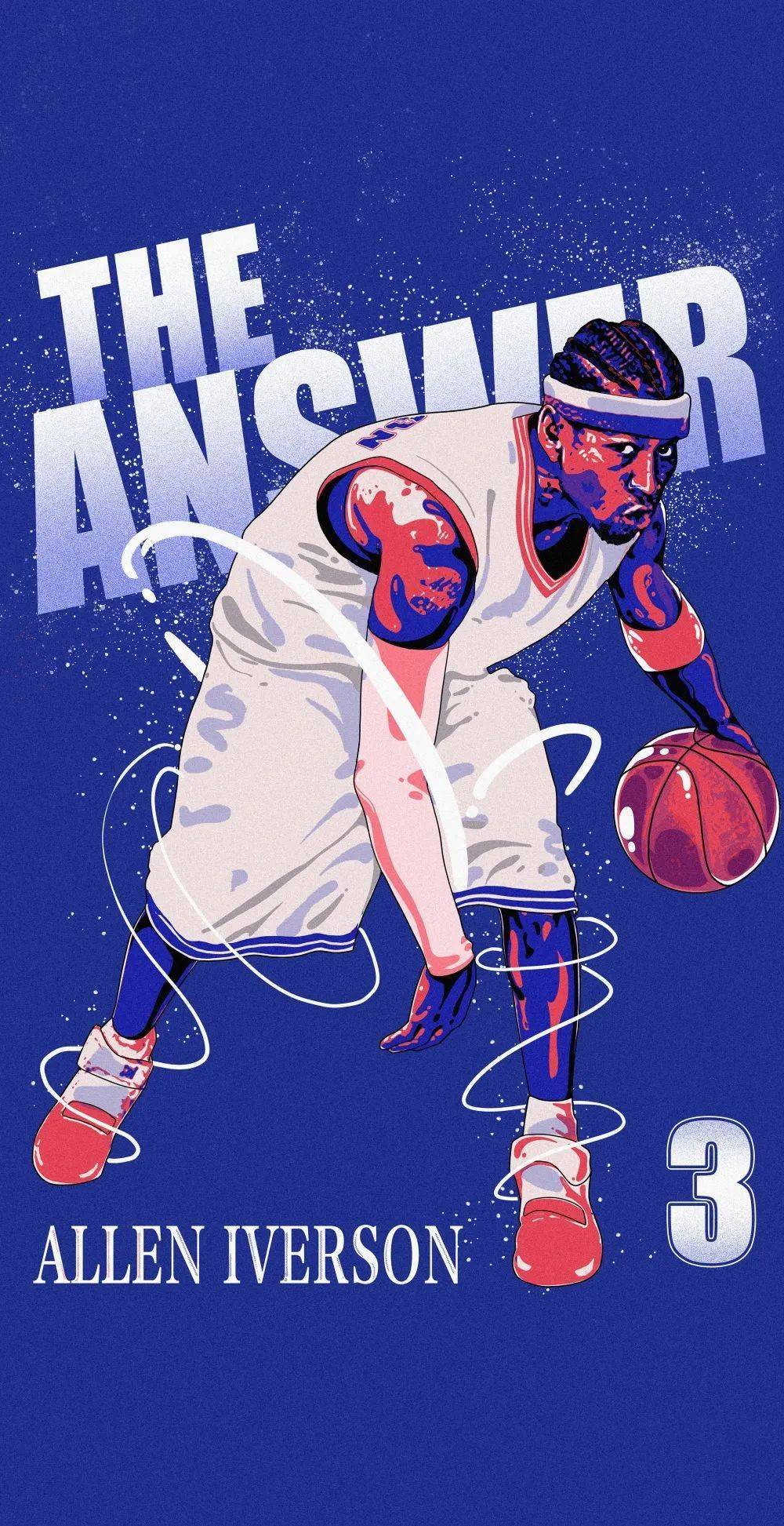 (点击图片能放大保存原图)大家可以在小红书上搜:艾弗森壁纸,有很多