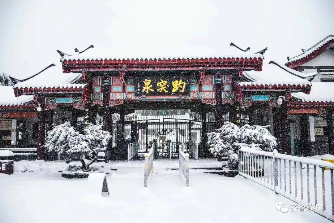 网友|济南雪景美上热搜!网友:一下雪,济南就成了济南府