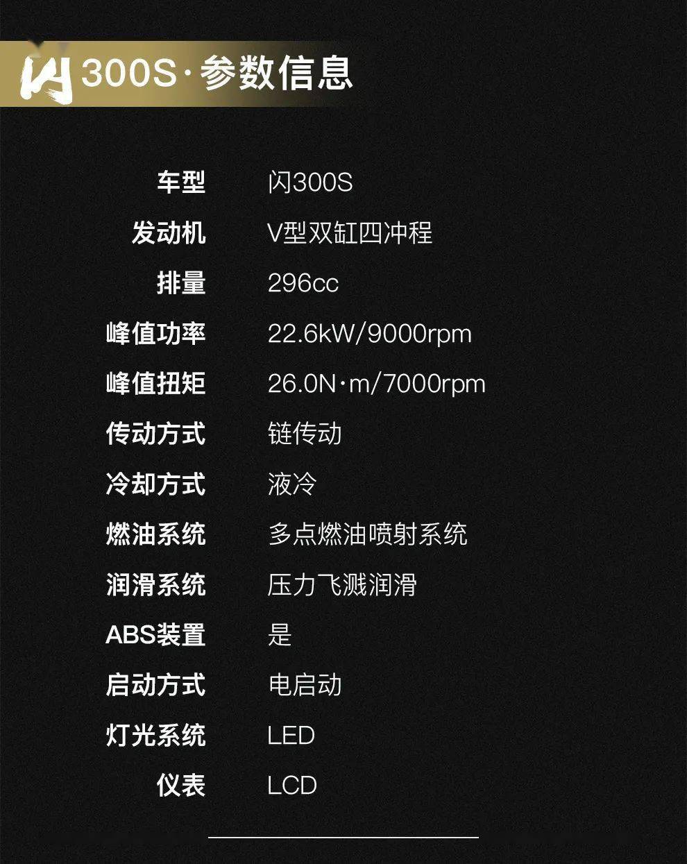 23999元v型双缸abs国产巡航新状元qjmotor闪300s四色来袭