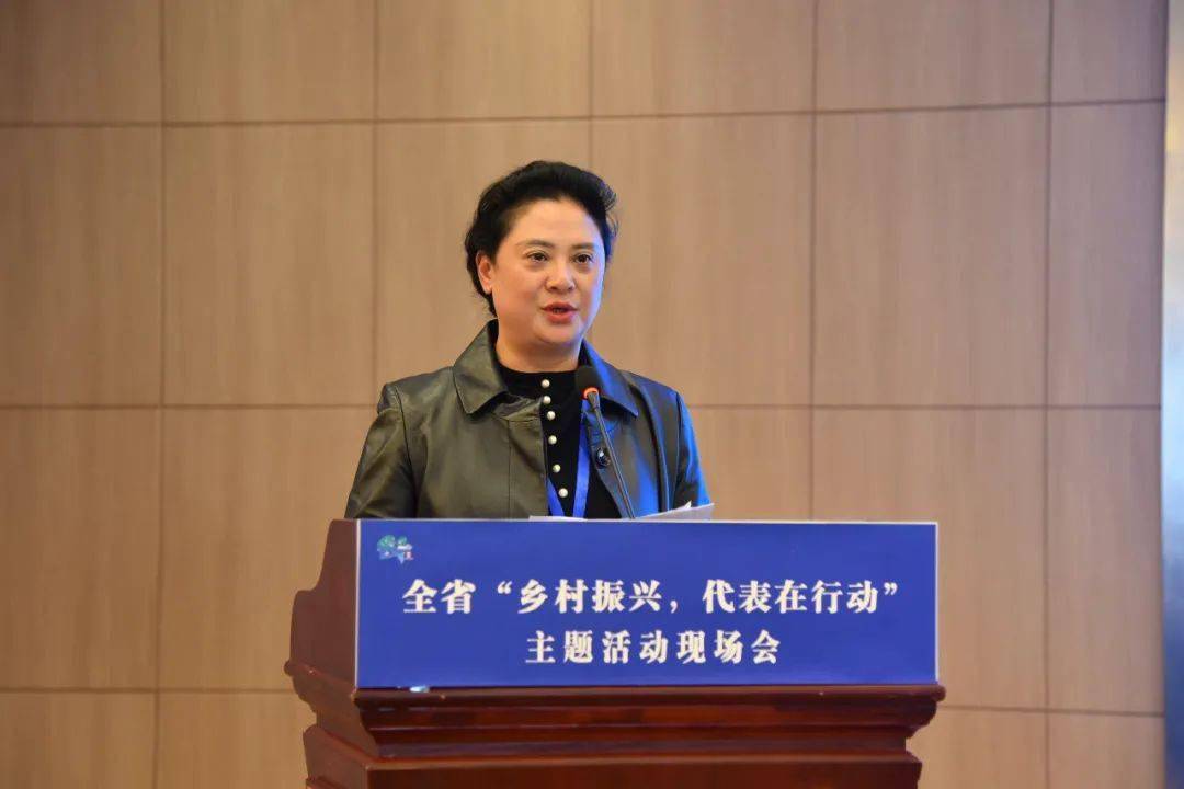 金沙县人大常委会党组书记罗智琼在全省"乡村振兴,代表在行动"主题