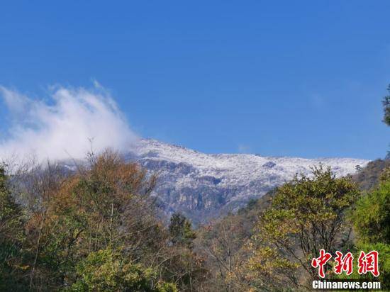 影响|浙江清凉峰保护区迎雾凇