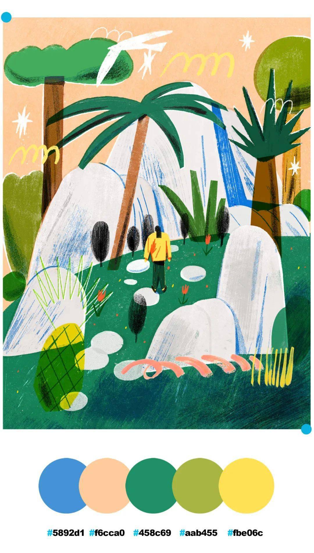 收藏10位独立插画师的高级色卡