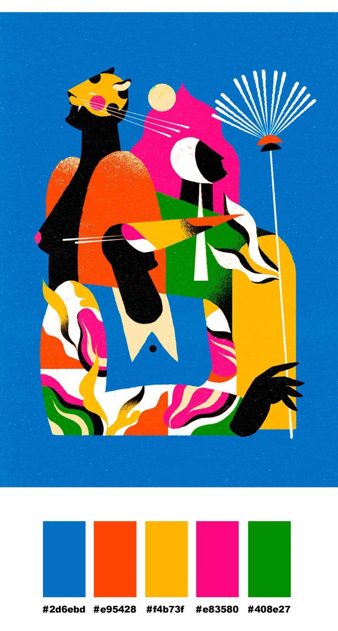 收藏10位独立插画师的高级色卡