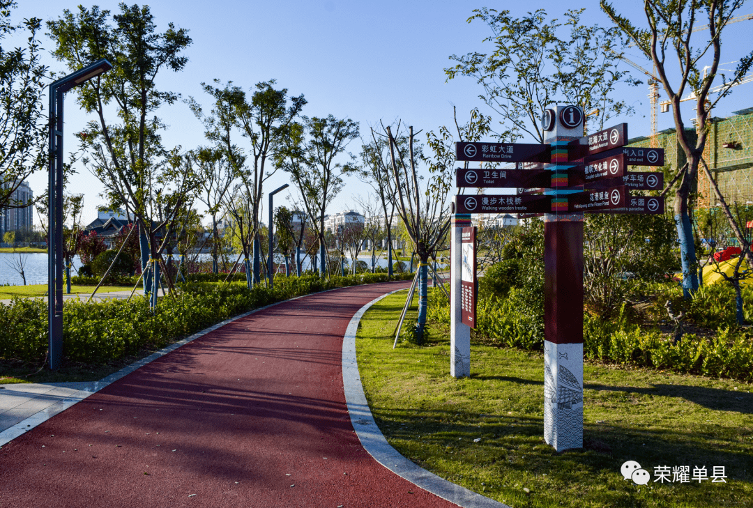 单县又一大公园建成太美了