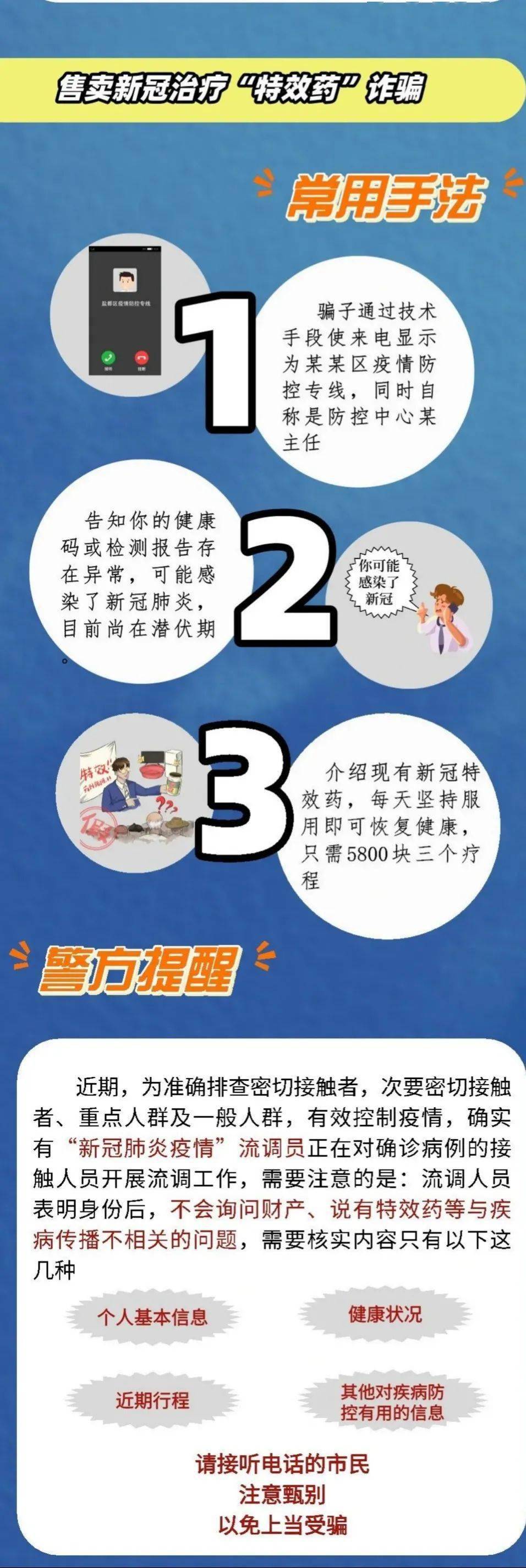 疫情|疫情期间，流调电话一定要接，但更要警惕各类涉疫诈骗！