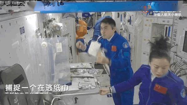 网友|急！饮料、纸巾集体“逃跑”，王亚平这个动作亮了