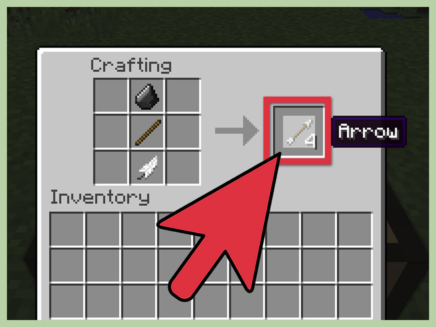 如何在《我的世界》(Minecraft)里做弓和箭_制造