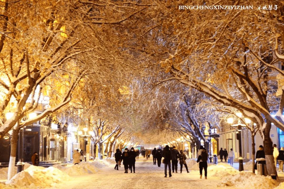 中央大街冬天图片图片