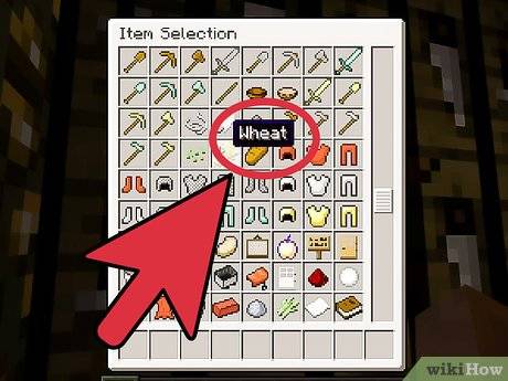 如何在minecraft中制作面包 小麦