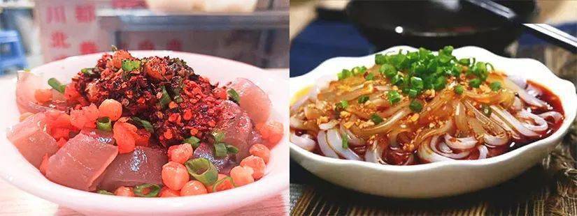 席凉粉晶莹剔透口感滑嫩麻辣爽口味觉记忆绵阳与涪陵山水有历史城市有