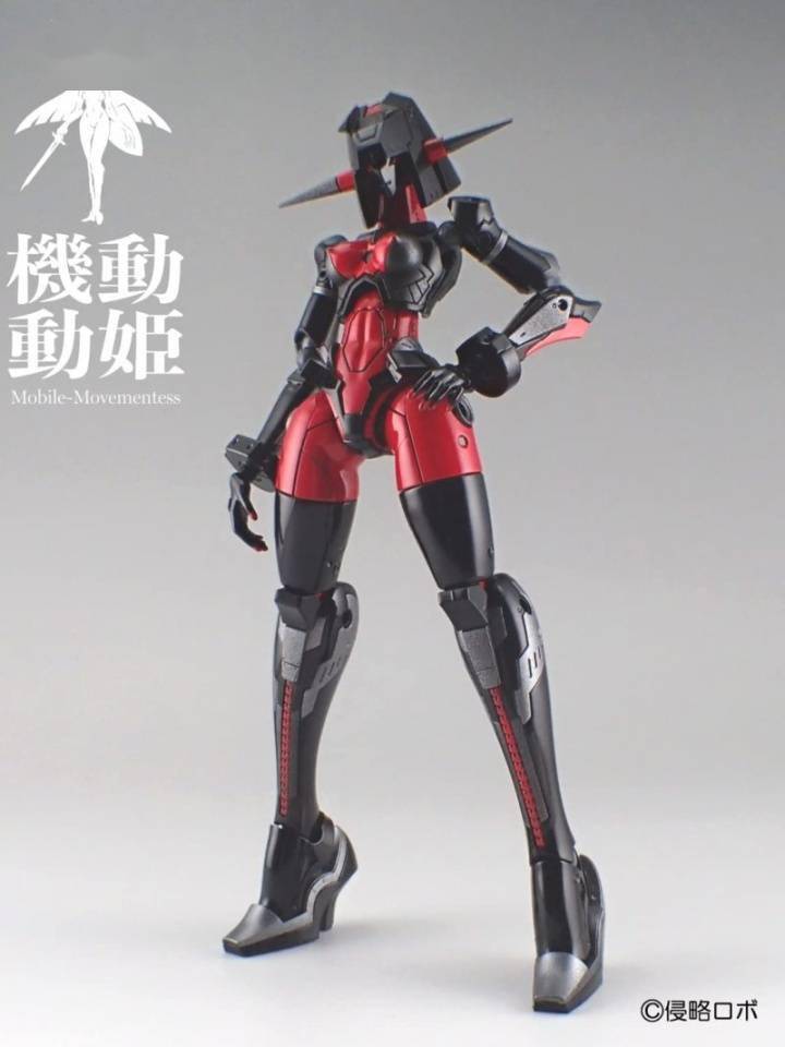 模玩|模玩资讯：侵略ROBO《机动动姫MoMo》黑/赤/铁&白/黒/金 模型发售