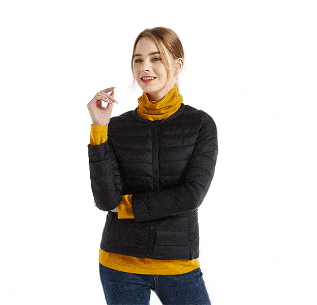 经典有你整个秋冬都暖暖的，时髦又显瘦轻薄羽绒服，百元穿出“千元”档次