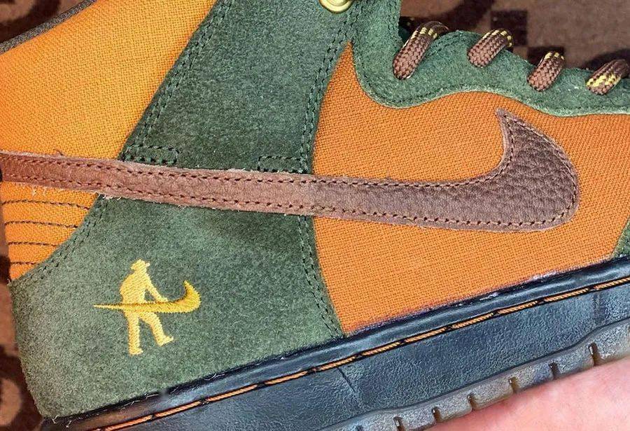 Nike 割韭菜配色 ！？新联名 Nike SB Dunk Hi 实物曝光！
