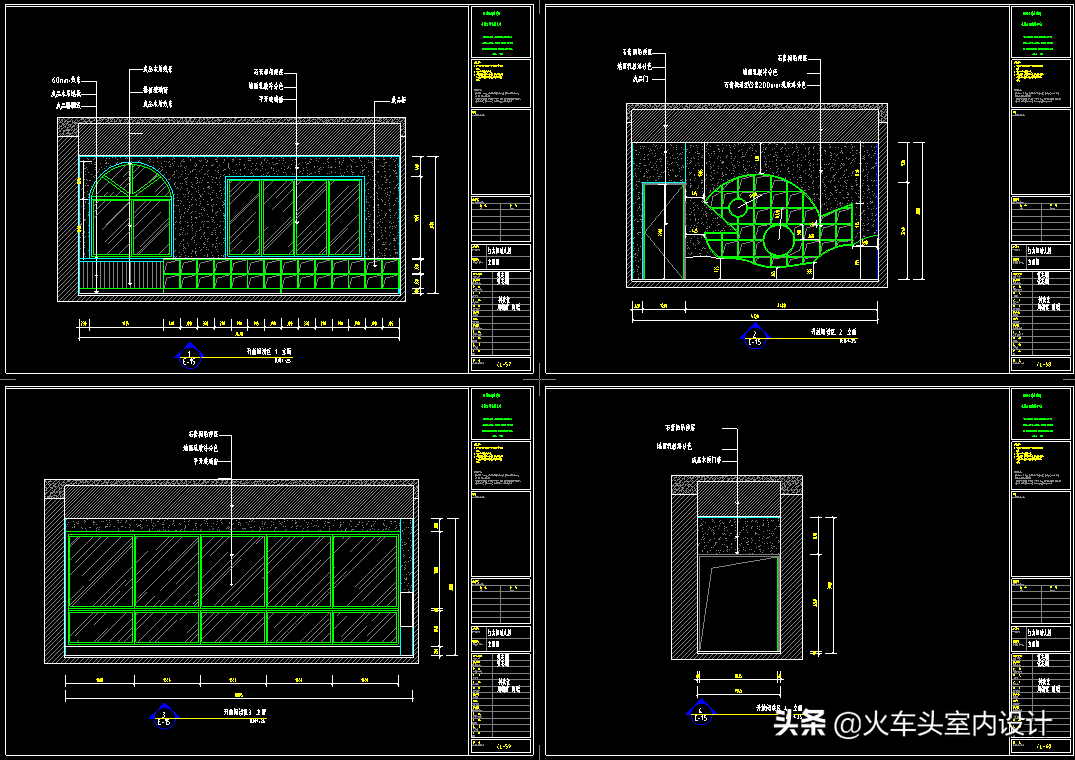幼儿园托儿所室内设计cad施工图纸效果图水电图纸弱电效果图