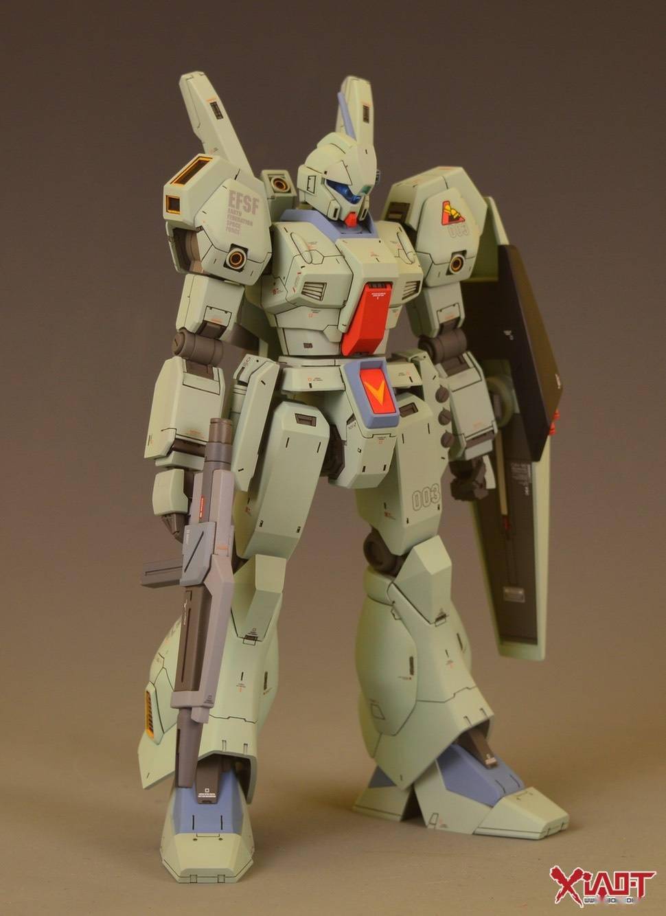 零件|根大木秀：HGUC 杰刚 泷川虚至线稿版改造