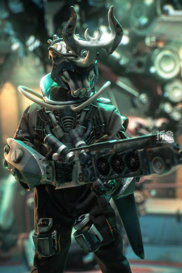 ART FUTURE 鬼捻蟲角 狩太郎 1/6可动人偶12寸兵人