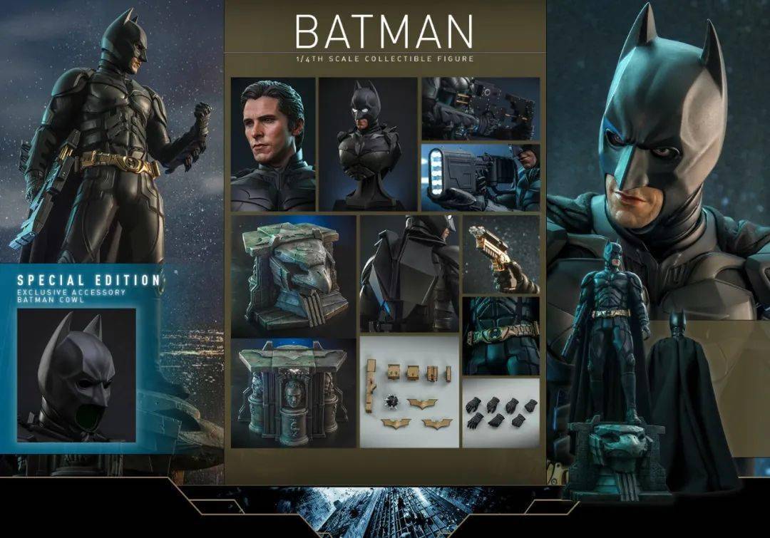 HotToys 1/4蝙蝠侠，三部曲真的永不过时~