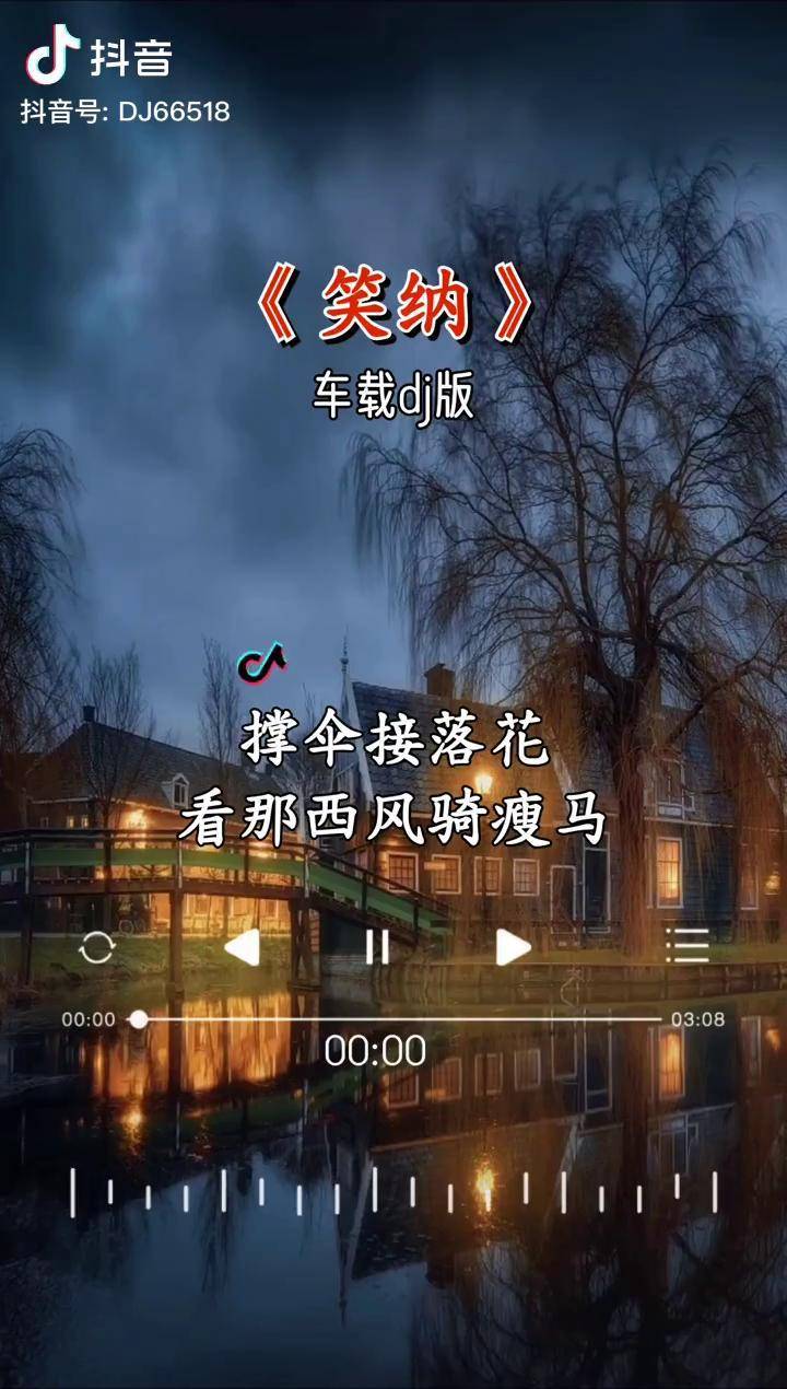 浪子閒話之外花僮的一首笑納dj也是很好聽哦熱門音樂