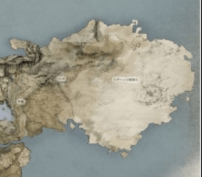 艾尔登法环早期概念世界地图疑似曝光多处对比吻合
