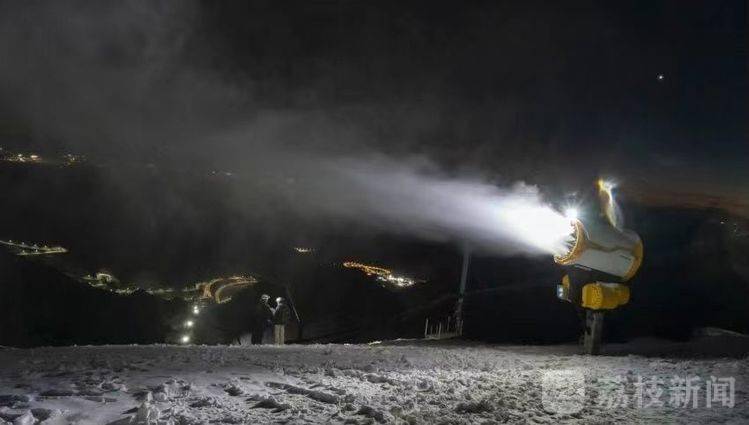 赛道|国家高山滑雪中心今起开始为冬奥会造雪