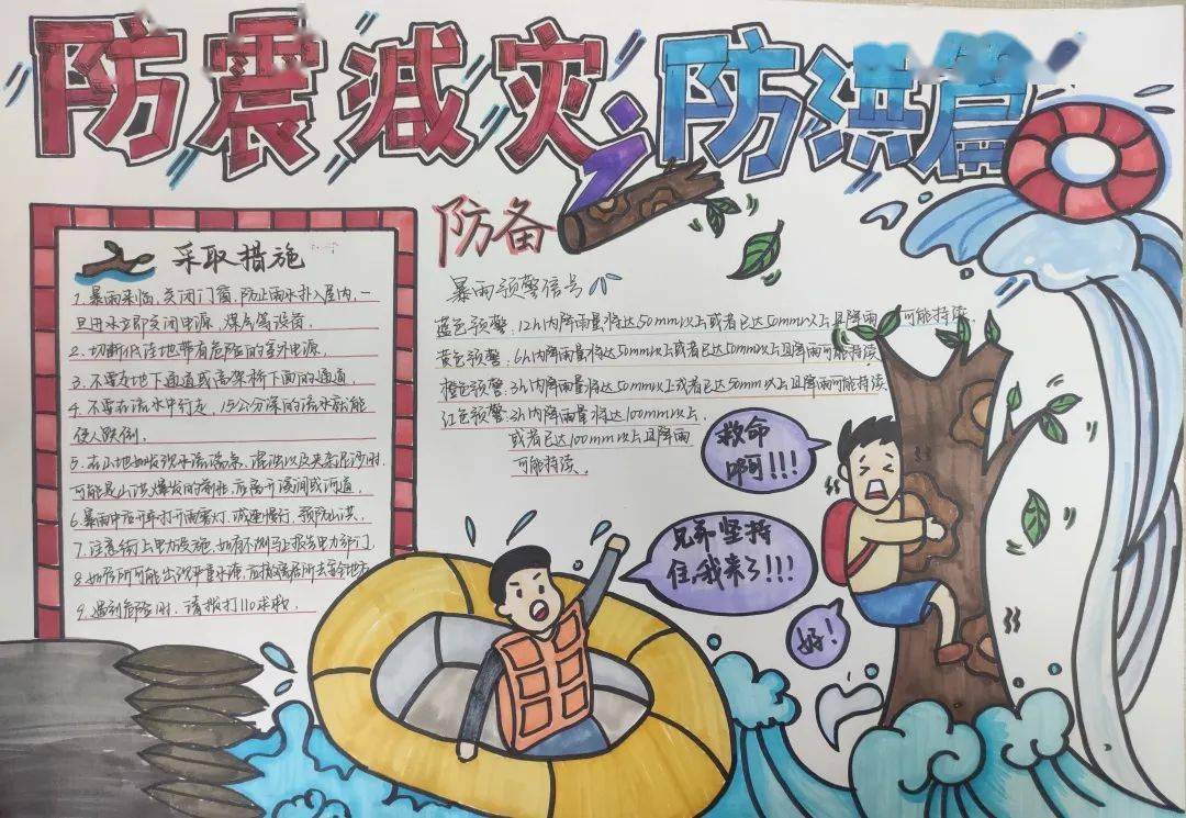 【校园新闻】穿越灾难,砥砺前行——瑞金路小学防震减灾手抄报展示_招
