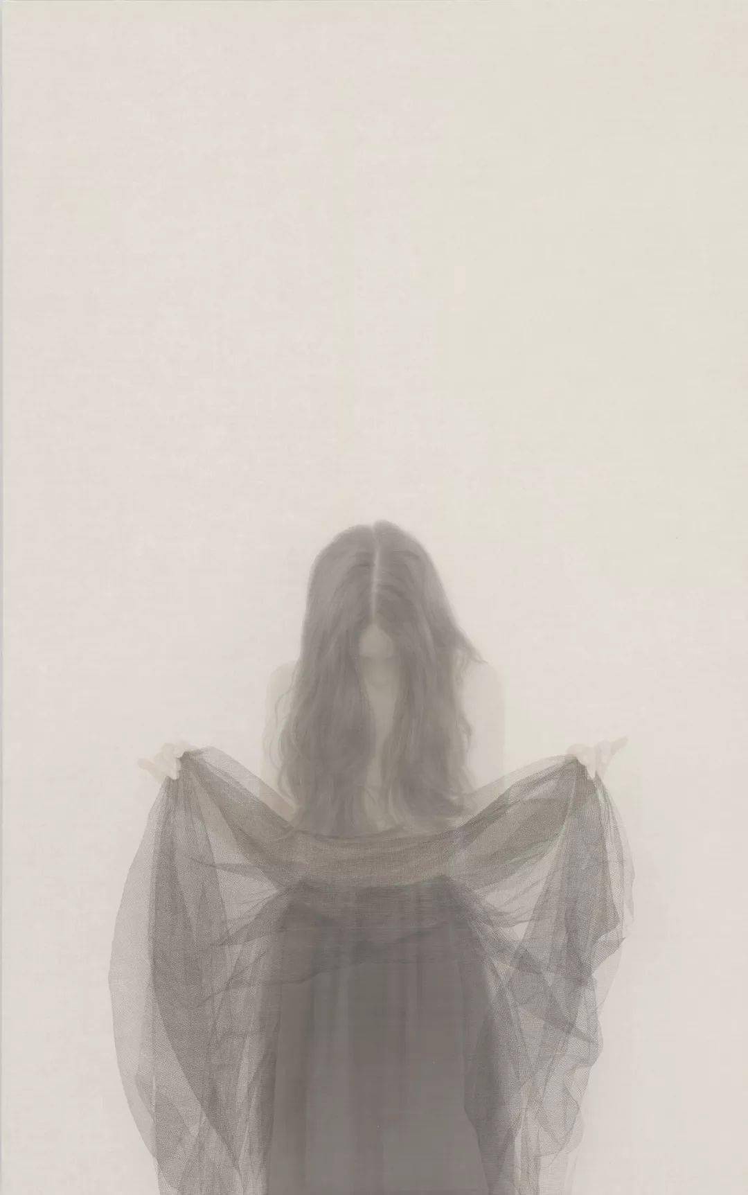 繁乱的线条和淡淡的色彩徐华翎工笔人物