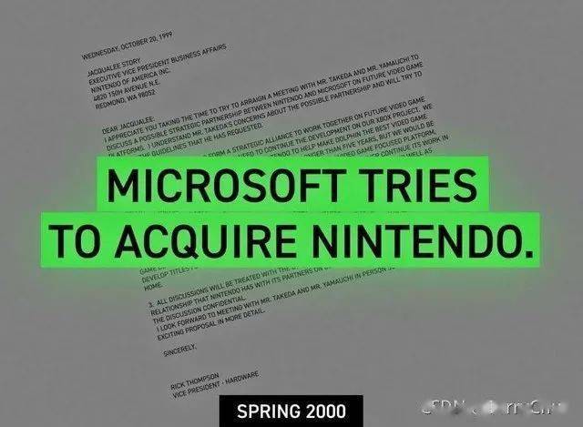 20多年前微软曾计划收购，任天堂嘲讽道：“笑死我了”