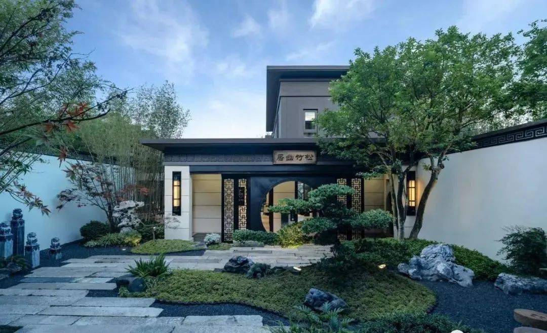 60款新中式庭院设计相当简洁十分大气很上档次