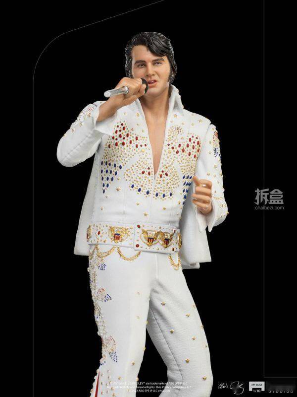 出货IRON STUDIOS 猫王ELVIS PRESLEY 埃尔维斯普雷斯利 1/10雕像