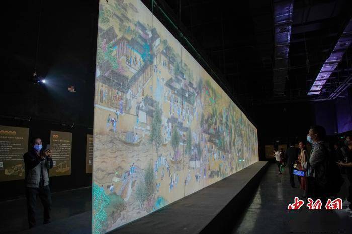 广西南宁商场举办《清明上河图》科技艺术沉浸特展