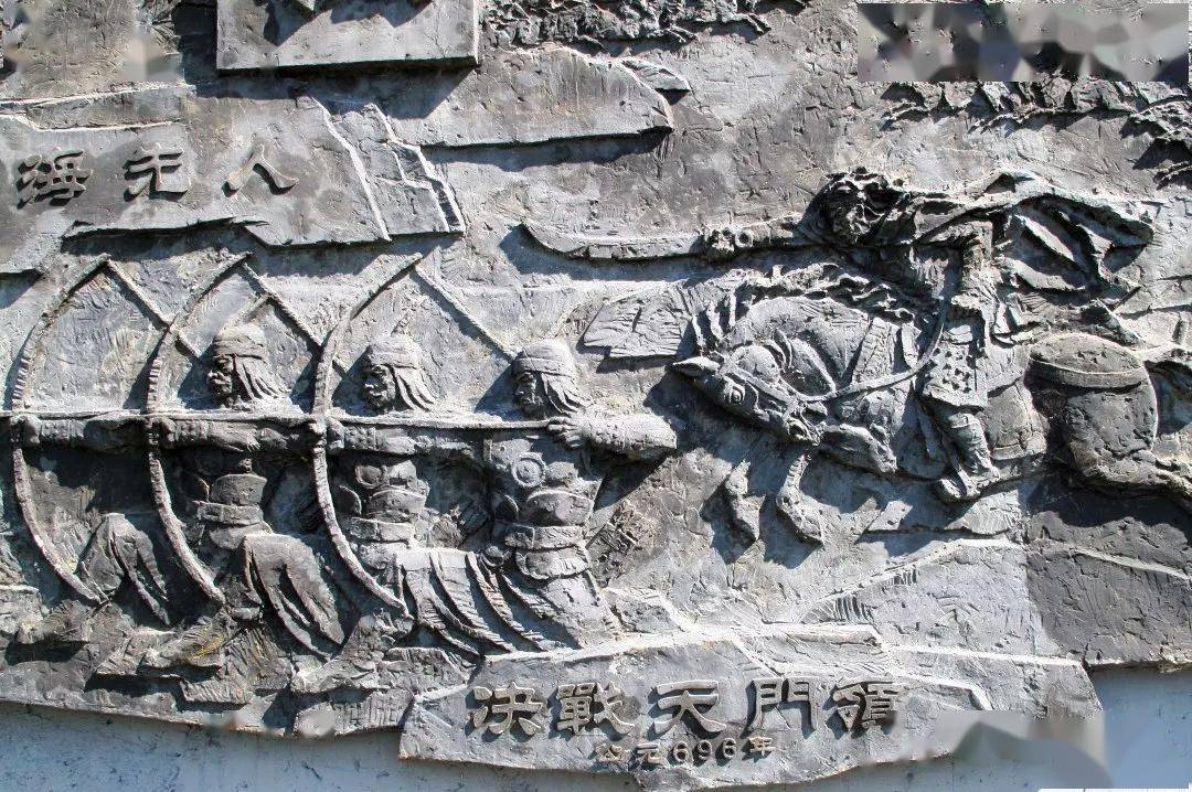 渤海国靺鞨民族文化园长卷浮雕《渤海国兴亡史》之"决战天门岭"然而
